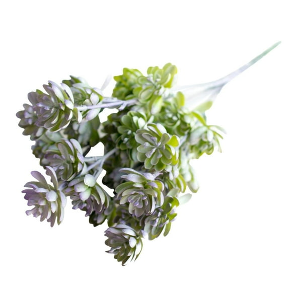 Artificial Mini Plants, Small Plastic Succulent Decorations for Home Office Patio Garden, Realistic Flocking Technology, Easy Care Mini Greenery