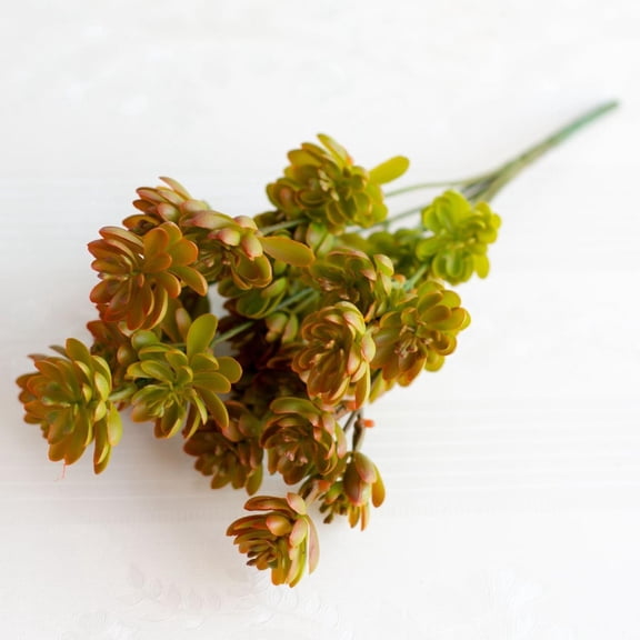 Artificial Mini Succulent Plant, Small Iron Lotus Plastic Greenery for Decorative Garden and Home Arrangement