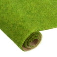 thumbnail image 1 of Artificial Model Grass Mat 3" x 10" Yellow Green Realistic Fake Turf for Model Garden Decoration Sand Table 4pcs, 1 of 5