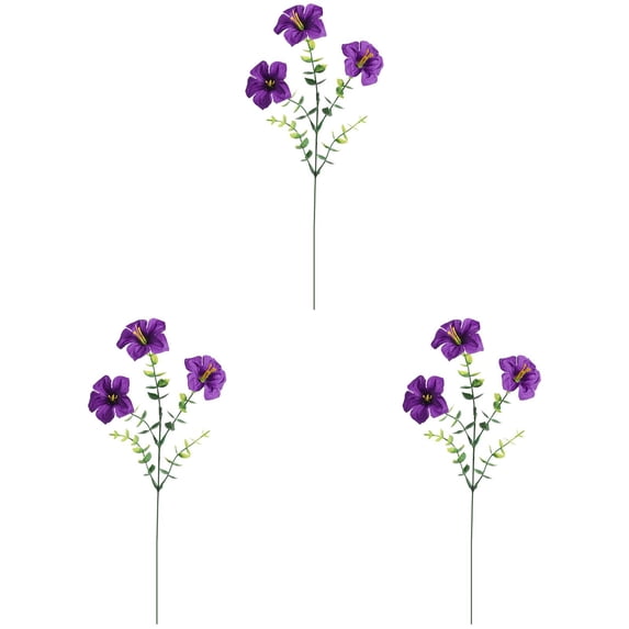Artificial Morning Glory Bouquet Trumpet Flowers for Outdoor Garden Patio Fence Window Decor