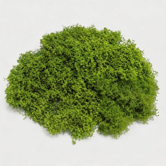 Artificial Moss for Crafts (100g), Fake Green Moss for Potted Plants & DIY Decor, Faux Moss for Walls, Table Centerpieces, Fairy Gardens & Model Making