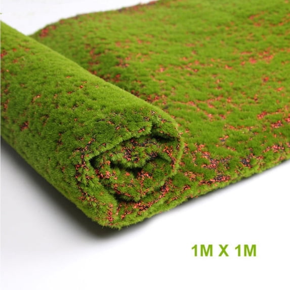 Artificial Moss Fake Green Plants Mosses Grass for Shop Patio Wall Decor DIY 2#