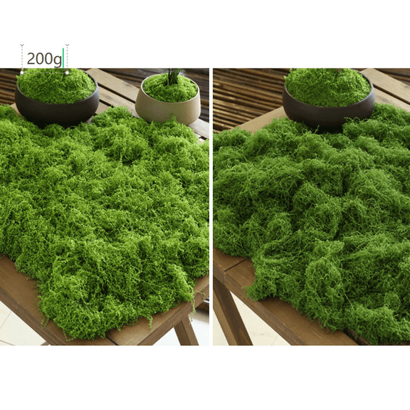 Artificial Moss Grass Mat For Miniature Landscaping,200g Synthetic Turf For Terrariums, Bonsai, Potted Plants And Garden Decor
