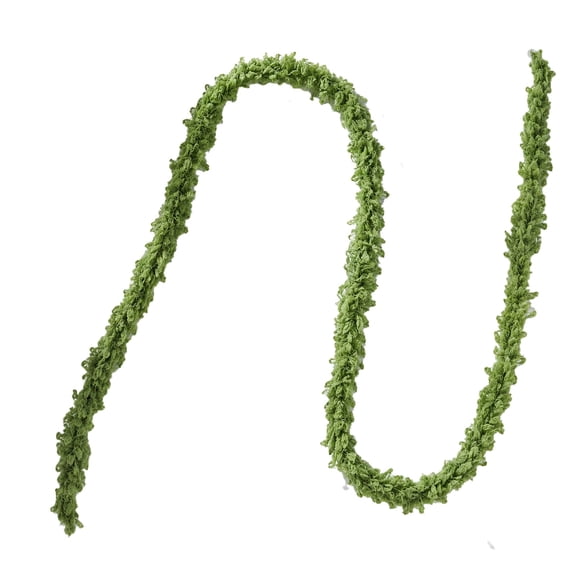 Artificial Moss Vine Strips,Flexible Greenery Decorative Strips,Bendable Artificial Plant Vines for Christmas Tree Garland Wall Window Home Decor