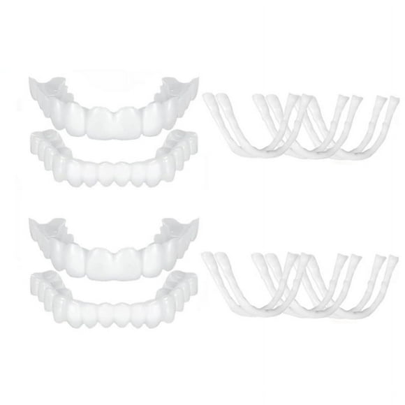 Artificial Multi-Purpose Teeth Whitening Accessories Non-Porous Braces for Elderly White Fill Missing Teeth