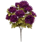 Artificial Mum Bush by OakRidge Silk Floral Décor