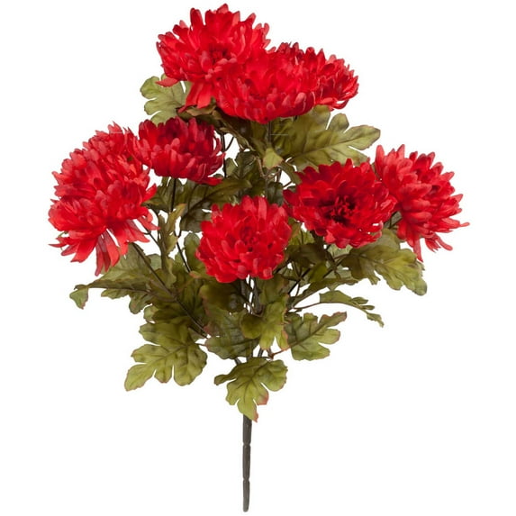 Artificial Mum Bush by OakRidge™ Silk Floral Décor