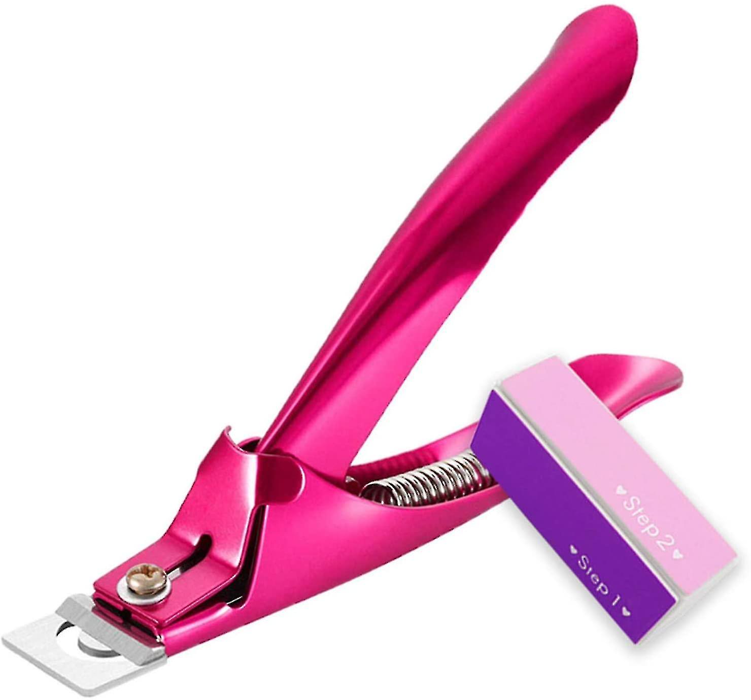 Artificial Nail Clippers Stainless Steel Edger False Nails Trimmer With