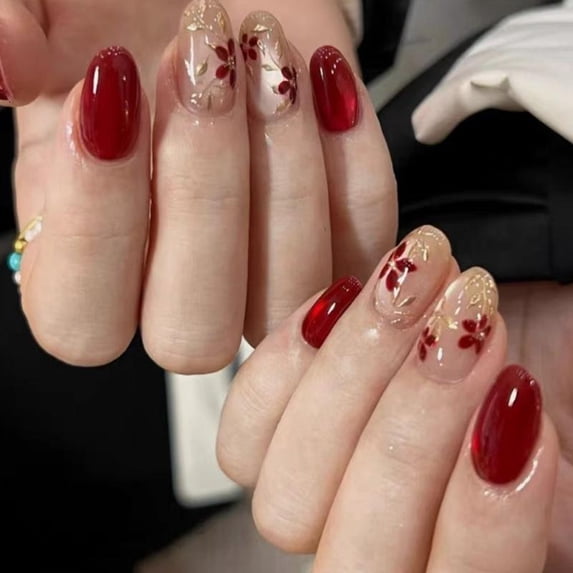 Artificial Nail Easy Application False Nail Ideal for Commute Quick Touch