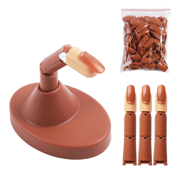Artificial Nails Training Hand Kits With Flexible Joints And NonSlip Stand For Skill Improvement