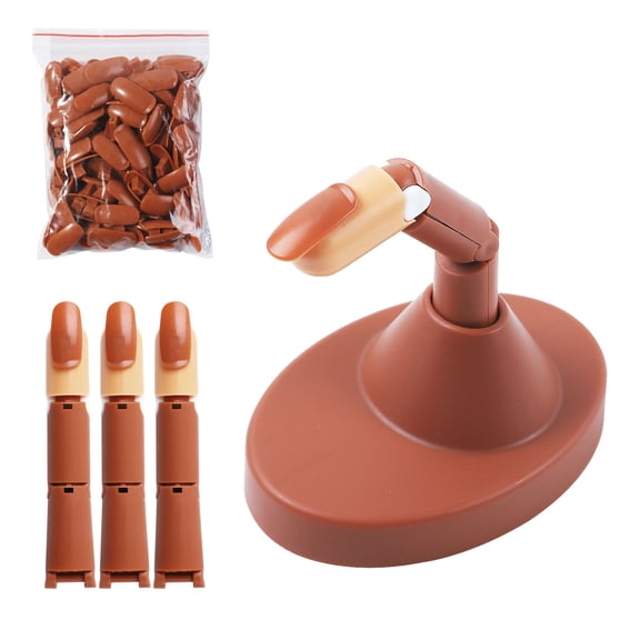 Artificial Nails Training Hand Kits With Flexible Joints And NonSlip Stand For Skill Improvement