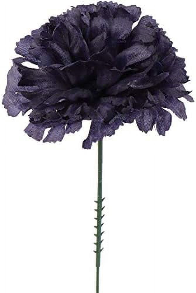 Artificial Navy Silk Carnation Picks 500 Count Bulk For Weddings