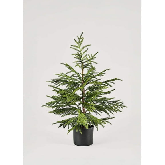 Artificial Norfolk Pine Christmas Potted Tree, 36", by Guvpev