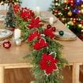 thumbnail image 1 of Artificial Norfolk Pine Garland Christmas Decorations Christmas Simulation Home Rattan, 1 of 6