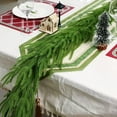 thumbnail image 1 of Artificial Norfolk Pine Garlands, Real Touch Winter Pine Garland, Green Artificial Greenery Garland for Table, Mantle, Wall, Indoor, Outdoor Christmas Decorations, 1 of 9