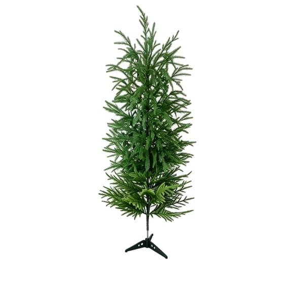 Artificial Norfolk Pine Tree with MPE Real Touch Needles Desktop and Floor Display Faux Christmas Tree with Stand