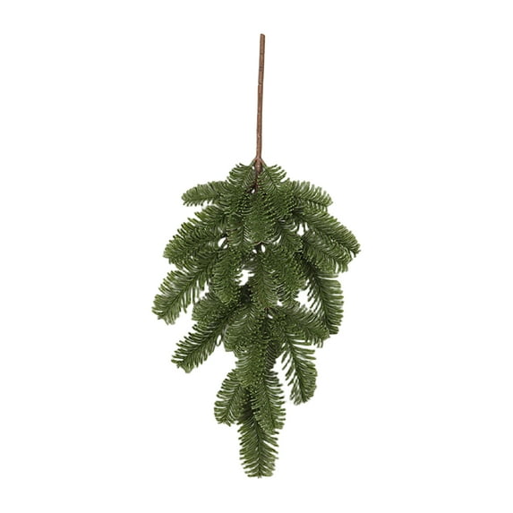 Artificial Norfolk Teardrop Swag Christmas Decor Faux Pine Needles Front Door Wall Hanging Wreath Indoor Outdoor