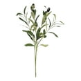 thumbnail image 1 of Artificial Olive Branch With Fruits - Single Stem Faux Olive Sprig For Wedding Centerpieces & Home Decor(4 Branches), 1 of 7