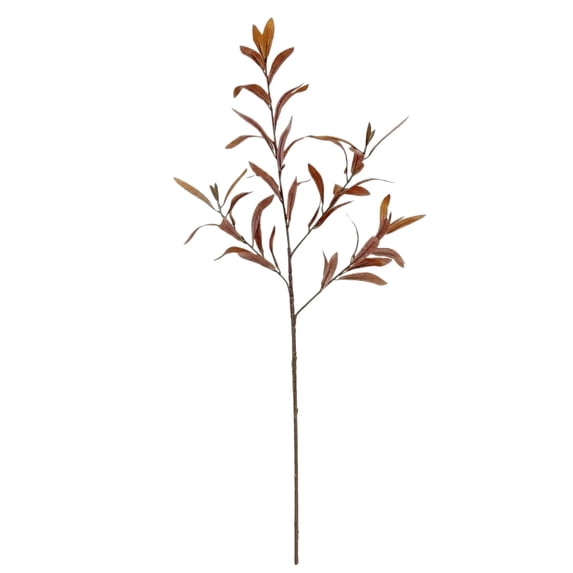 Artificial Olive Leaf Eucalyptus Stem Branch, Faux Greenery Spray for Vase Arrangement, Rustic Farmhouse Botanical Decor for Wedding Table Centerpiece Home Office Seasonal Decoration