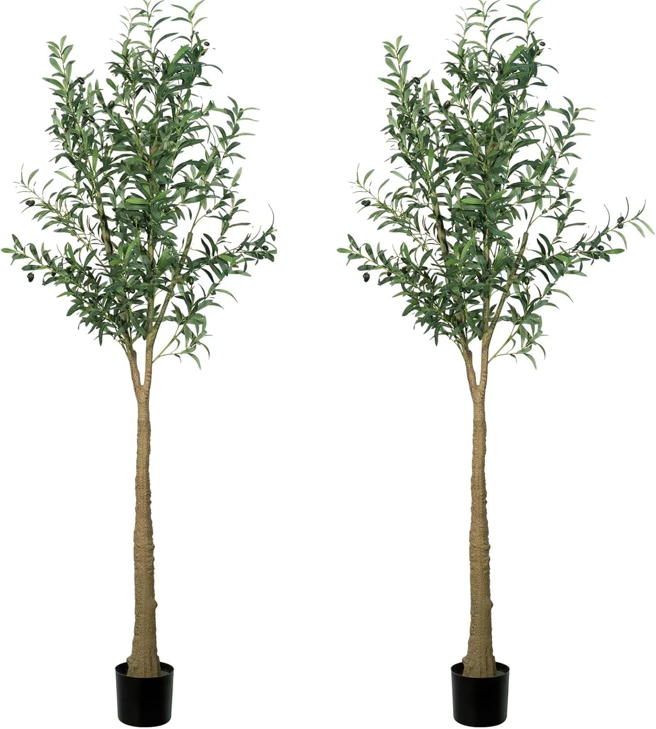 Glitzhome 2.75FT Artificial Money Tree In Pot - Faux Indoor Plant For Home Office Decor 6 thumbnail image