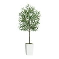 thumbnail image 1 of Artificial Olive Tree 6FT with Pot and Moss, Artificial Plants for Home Office Decor, 1 of 5