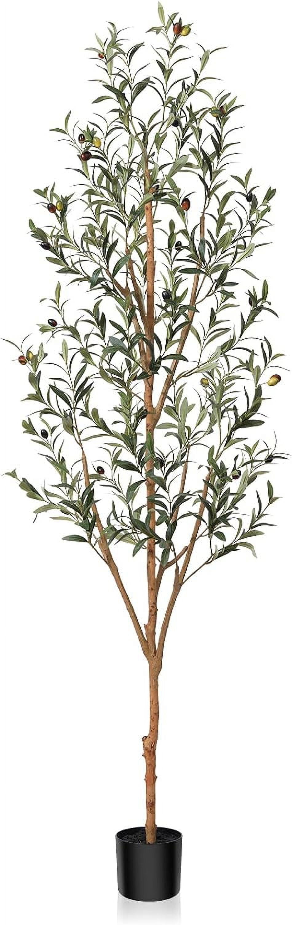 Artificial Olive Tree 6ft Tall Imitation Silk Plant for Home Office ...