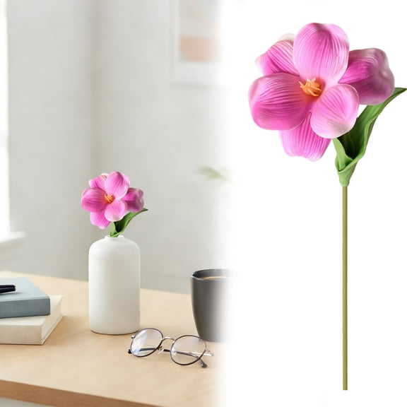 Artificial Open Tulip Bouquet Modern Style Lifelike Faux Flowers for Table Centerpiece, Coffee Table Decor, Home Kitchen, Living Room, Bathroom Decor