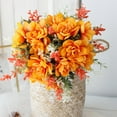 thumbnail image 1 of Artificial Orchid Fake Silk Orchids Plant Phalaenopsis Flowers Artificial Flowers - Arrangements in Pot Table Centerpieces - Indoor Home Decor, 1 of 8