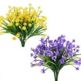 thumbnail image 1 of Artificial Orchid Flowers, Dancing Lady Greenery Shrubs DIY Wedding Bouquet Indoor Outside Garden Patio Wall Planter, 1 of 15