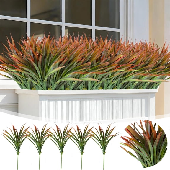 Artificial Orchid Plants Realistic Silk Flowers for Indoor Outdoor Garden Holiday Green Faux Floral Arrangements