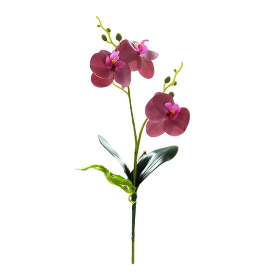 Artificial Orchid Stems Real Touch Orchid Fake Butterfly Phalaenopsis Flower Home Wedding Decoration