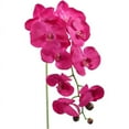 thumbnail image 1 of Artificial Orchid Stems, Real Touch Ultra Realistic Faux Decorative Phalaenopsis Flowers, Fuchsia, 33.5" Tall, 2 Pack, 1 of 3