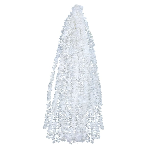 Artificial Orchid Strings Wisteria Hydrangea Clusters Ceiling Decorations, White "Artificial Orchid Strings Wisteria Flowers And Hydrangea Clusters for Wedding Ceiling Decorations"