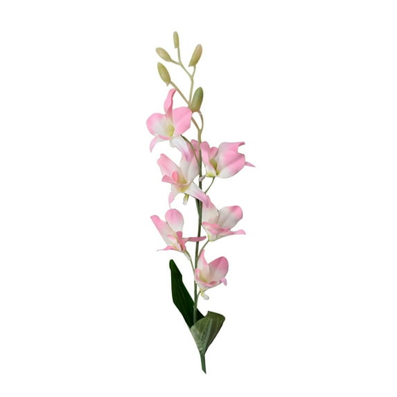 Artificial Orchids Flowers, Artificial Flowers for Indoor Outdoor Wedding Home Office Decoration Artificial Fake Orchid Flower Plant Home Office Wedding Party Decor Ornament