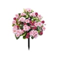 thumbnail image 1 of Artificial Outdoor Flower Ground Arrangement - Realistic Potted Fake Plants for Patio, Garden, Balcony & Home Decor, 1 of 5
