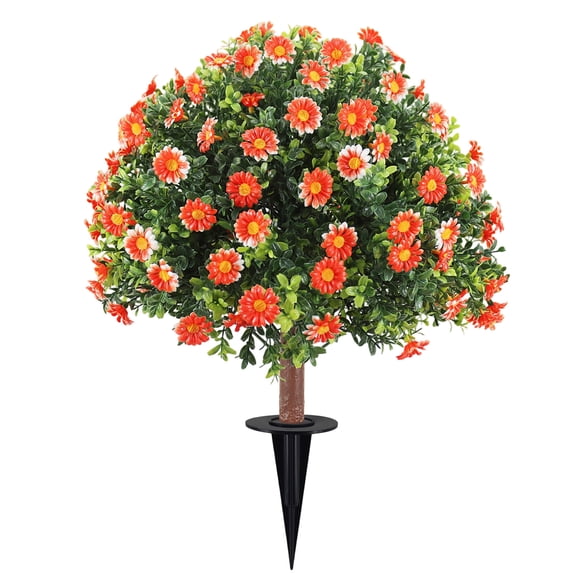 Artificial Outdoor Ground-Inserted Tree for Garden Decoration, Lifelike Faux Plant for Patio, Backyard, and Courtyard, Weatherproof and Low Maintenance