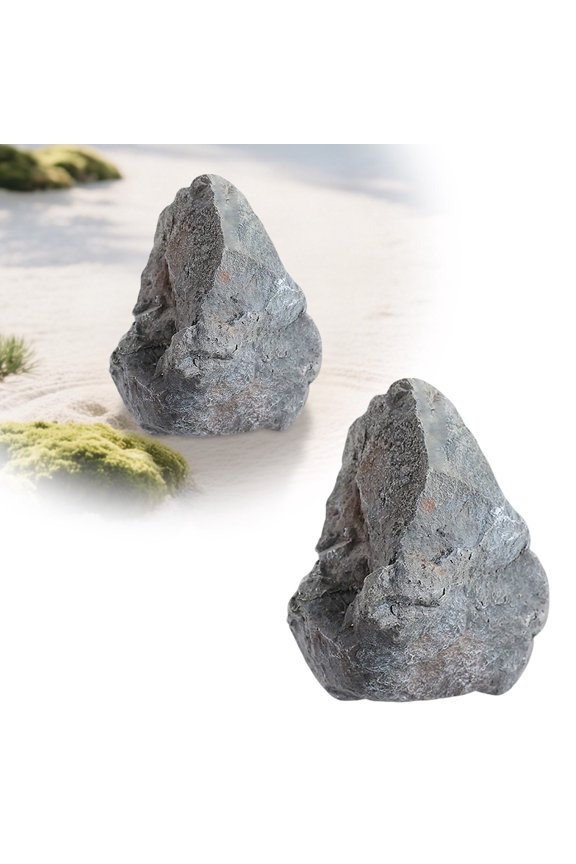 Artificial Outdoor Rocks - Realistic Stone Cover for Landscaping, Garden & Courtyard, Decorative PU Foam Pseudorock for Well & Septic Covers, Lightweight Large Stones