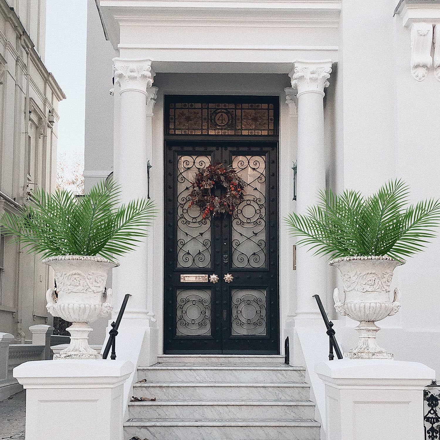 Artificial Palm Leaves, Outdoor Artificial Palm Leaves Fake Tropical