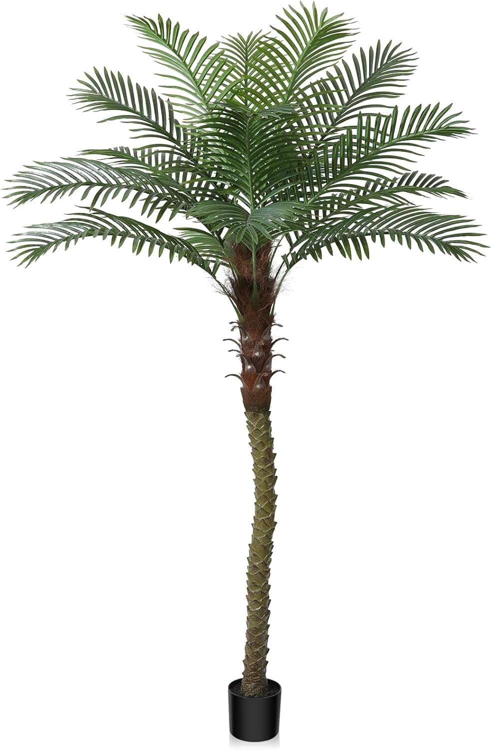 5FT Artificial Sago Palm Tree - Fake Indoor Outdoor Potted Plant With 18 Trunks, Realistic Home Decor