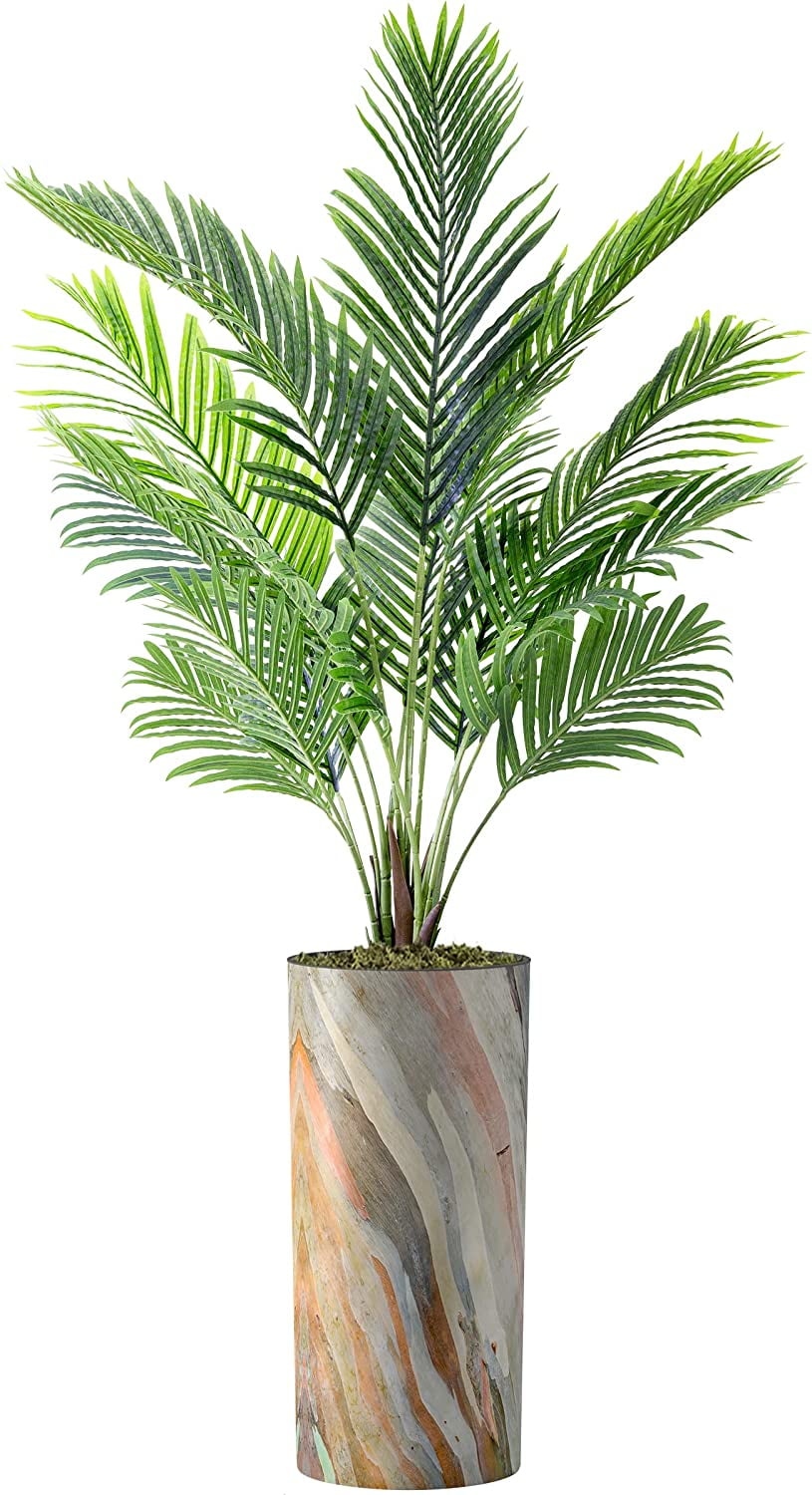 Nearly Natural 4ft Golden Cane Palm Artificial Tree - Realistic Fake Plant For Home Or Office Decor - View #8