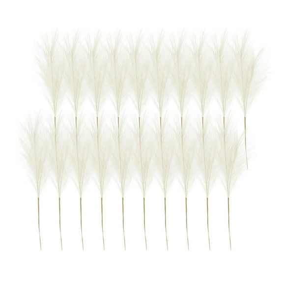 Artificial Pampas Grass Decor, Faux Boho Grass, Floor Vase Filler for Wedding Home Bedroom Decorations
