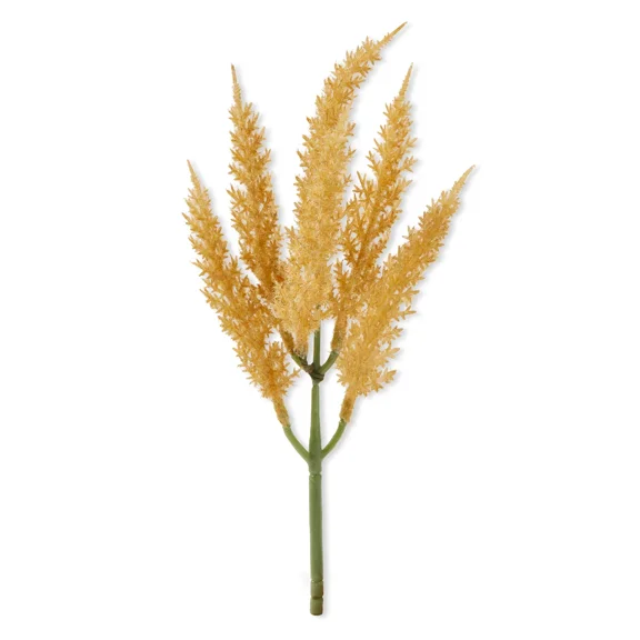 Artificial Pampas Grass Pick - Gold