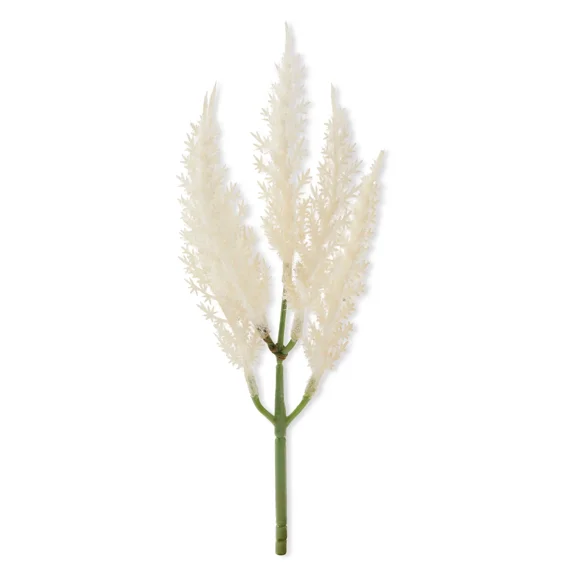 Artificial Pampas Grass Pick - White