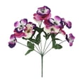 thumbnail image 1 of Artificial Pansy Bouquet European Style Flower Arrangement Home Decor For Living Room Dining Table Centerpiece, 1 of 5