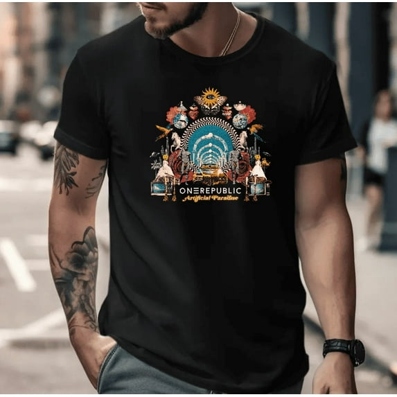 Artificial Paradise Music Tour Fan Inspired Graphic Design Unisex T-Shirt, up to size 5XL