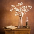 thumbnail image 1 of Artificial Peach Blossom Branch Faux Silk Flower Stem Realistic Decorative Branch Flexible Shapeable Design Long Lasting No Maintenance Home Vase Display for Living Room Bedroom Wedding Decor, 1 of 6