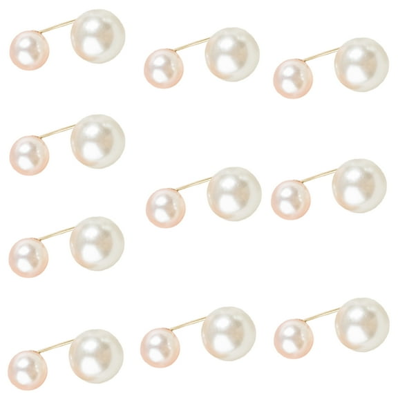 Artificial Pearls Waist Tightener Pants Shortener Clip Trousers Length Adjuster Clip Shawl Clip Cardigan Collar Safe Pin