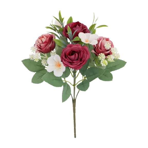 Artificial Peonies Silk Flowers, Faux Peony Bouquet Florals Arrangements Decor for Farmhouse Home Boho Wedding Table Centerpiece, Fake Plastic Flowers Bulk for Vase Decoration