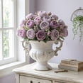 thumbnail image 1 of Artificial Peonies Silk Flowers, Pink Faux Peony Bouquet Florals Arrangements for Farmhouse Home Boho Wedding Table Centerpiece, Fake Plastic Flower Bulk for Vase Decoration, 1 of 6