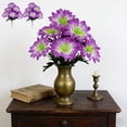 thumbnail image 1 of Artificial Peony Bouquet, Blue Red Purple Fake Flowers, Silk Floral Stems, 2 Pack Arrangements, Home Wedding Decor, Vase Centerpiece, 1 of 5
